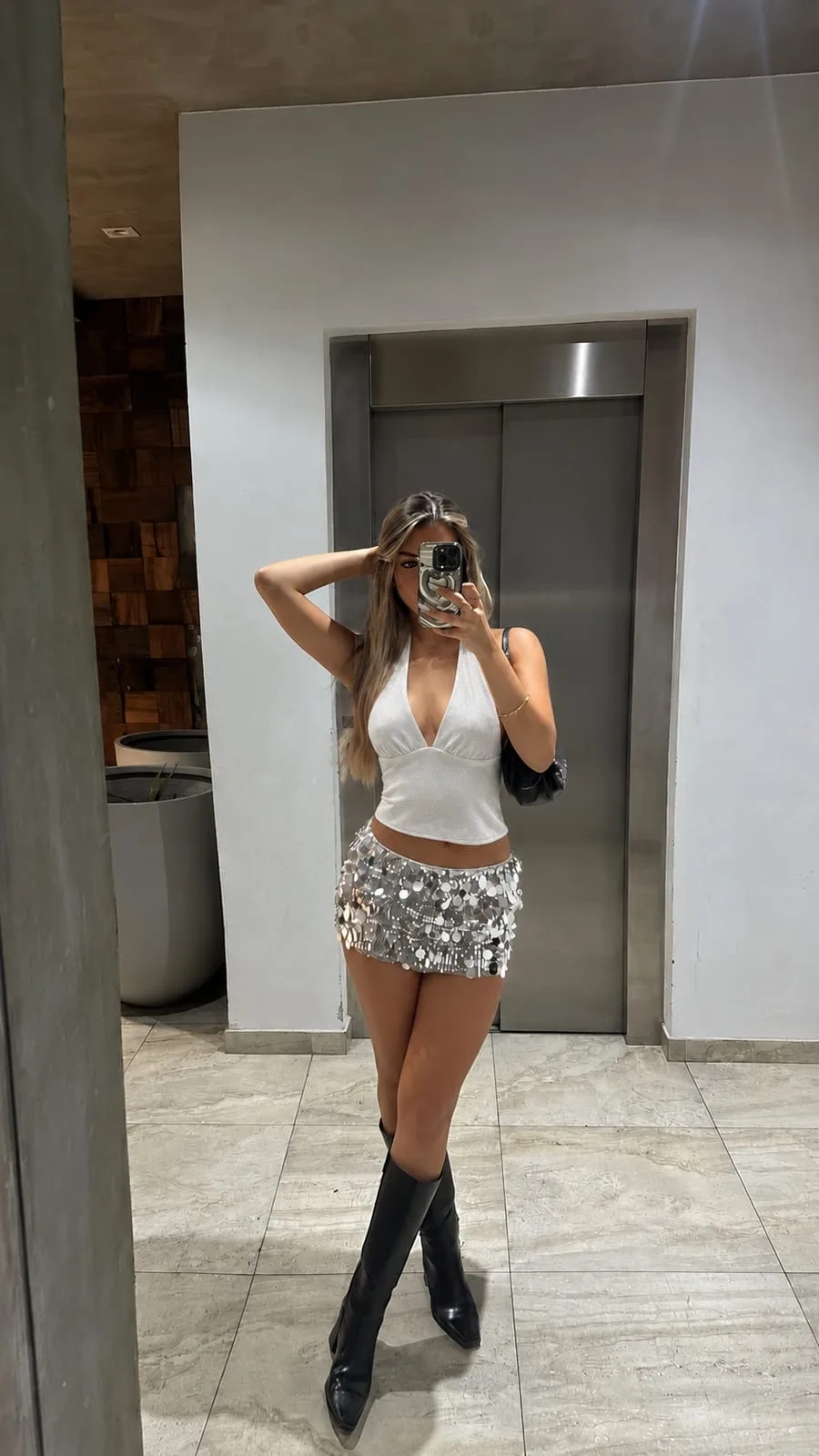 Top Marilyn c/ lazo (Glitter)